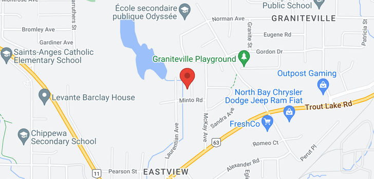 map of 763 EASTWOOD AVENUE
